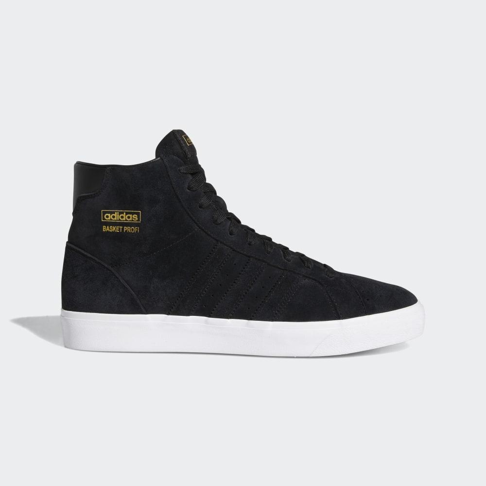 Adidas Men's Basket Profi Originals Shoes Black/Gold Metal Ireland FW3105